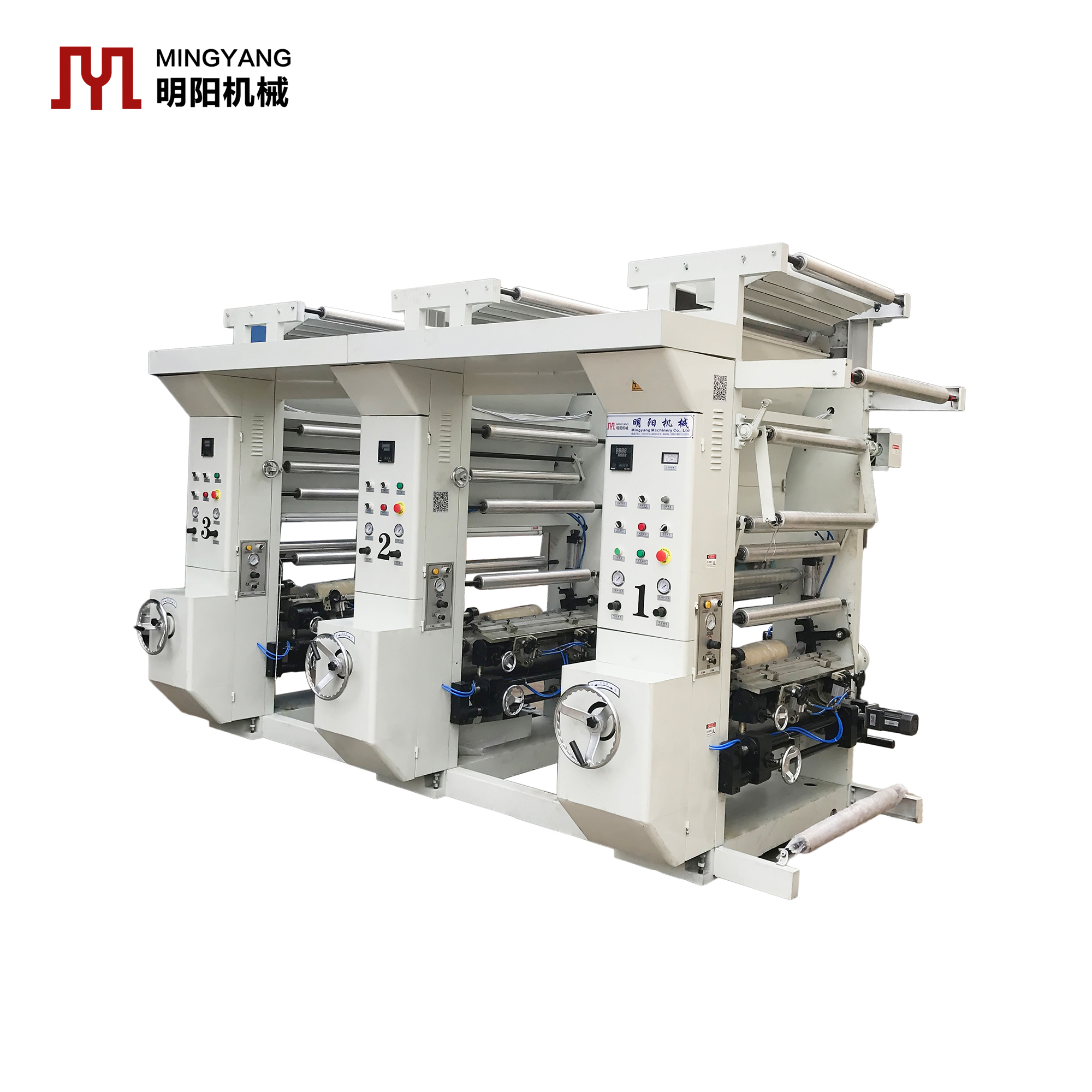 Stack Type Flexographic Printing Machine for Plastic Film Printing