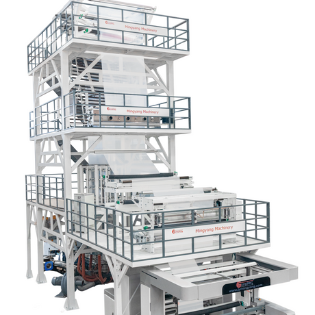 ABC three-layer co-extrusion film blowing machine for PE packaging film production.png