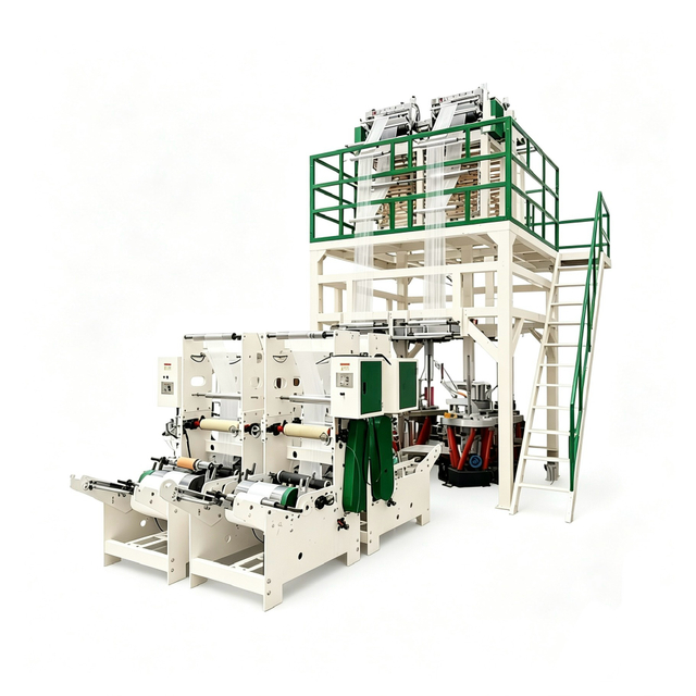 High-Speed Four Head Film Blowing Machine for HDPE & LDPE Production